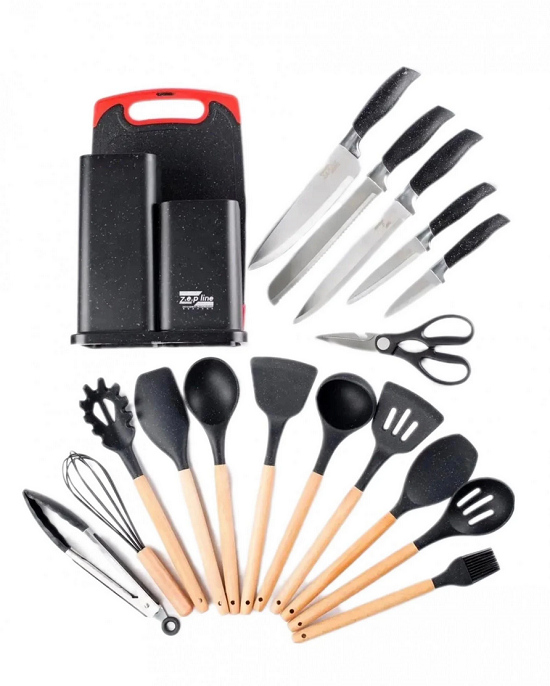 Набір ножів ZepLine ZP-067 Чорний (18250094) Набір ножів ZepLine ZP-067 Чорний (18250094)