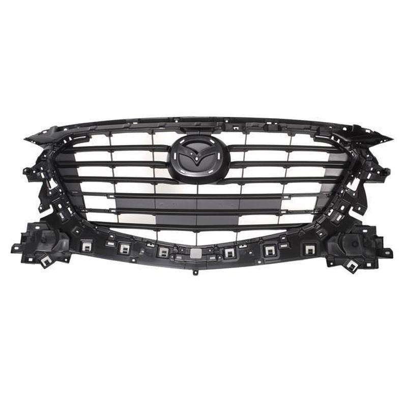 Решетка радиатора AVTM Mazda 3 16-18 +молдинг. с отв. п/троник, хром./черн. 184427993