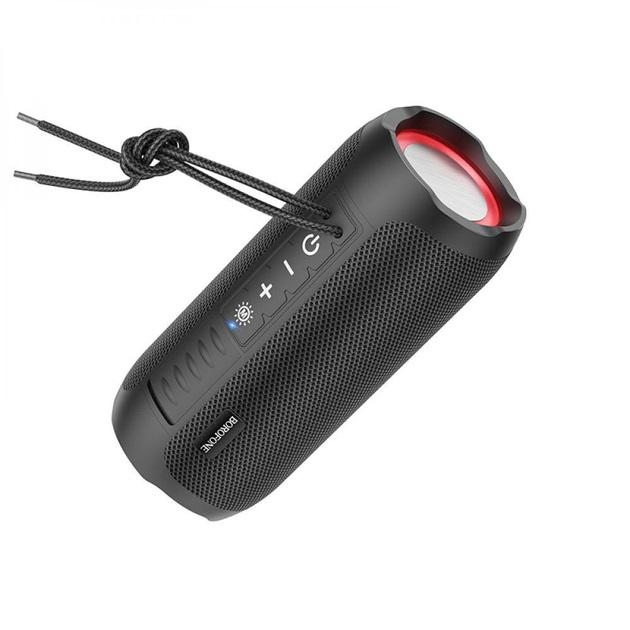 Портативна колонка Borofone BR21 Sports BT speaker 1200 mAh Black (19100337) - фото 2