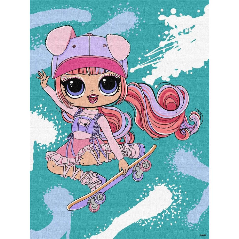 Картина по номерам Ideyka Tweens LOL Skate Dance Ali Dance 30x40 см (KHO1207)