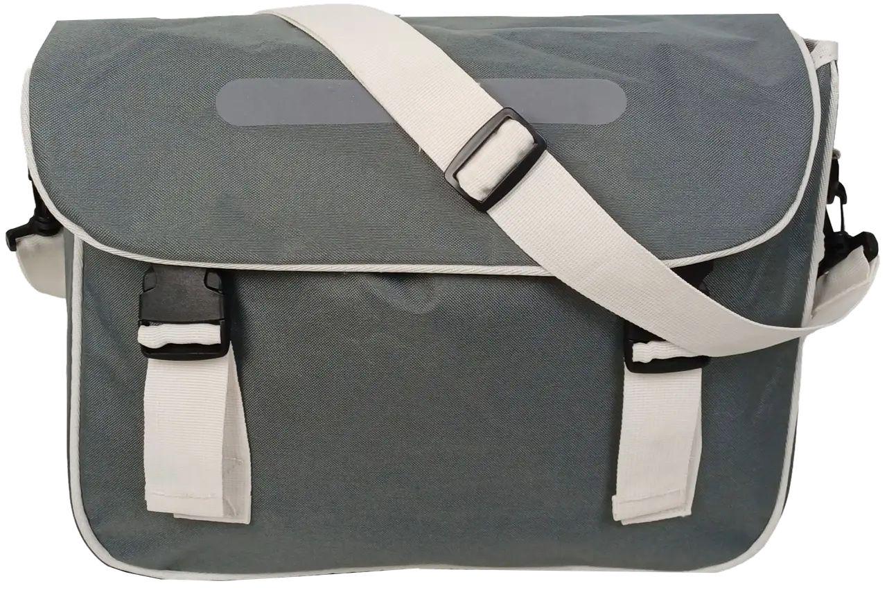 Велосумка багажна з дощовиком Bikemate 20 л Сірий (4061461192815)