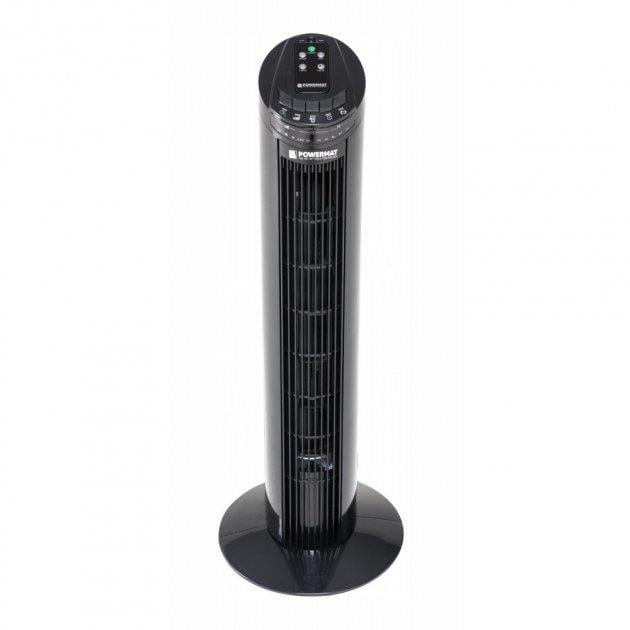 Вентилятор колонный Powermat Black Tower-75 с таймером и пультом