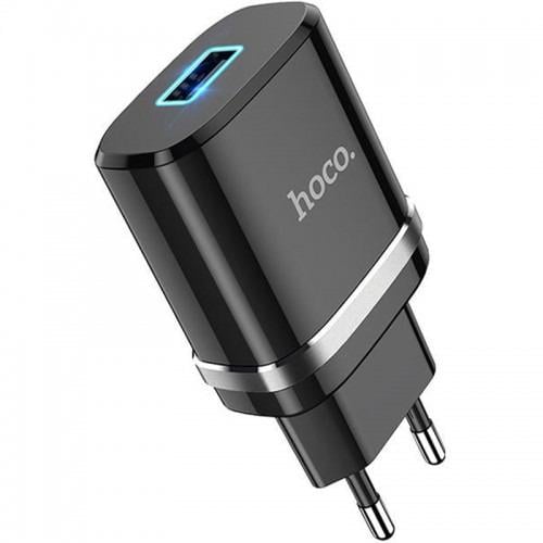 Устройство зарядное СЗУ Hoco N1 12pc 1 USB/2,4 A USB Lightning Черный