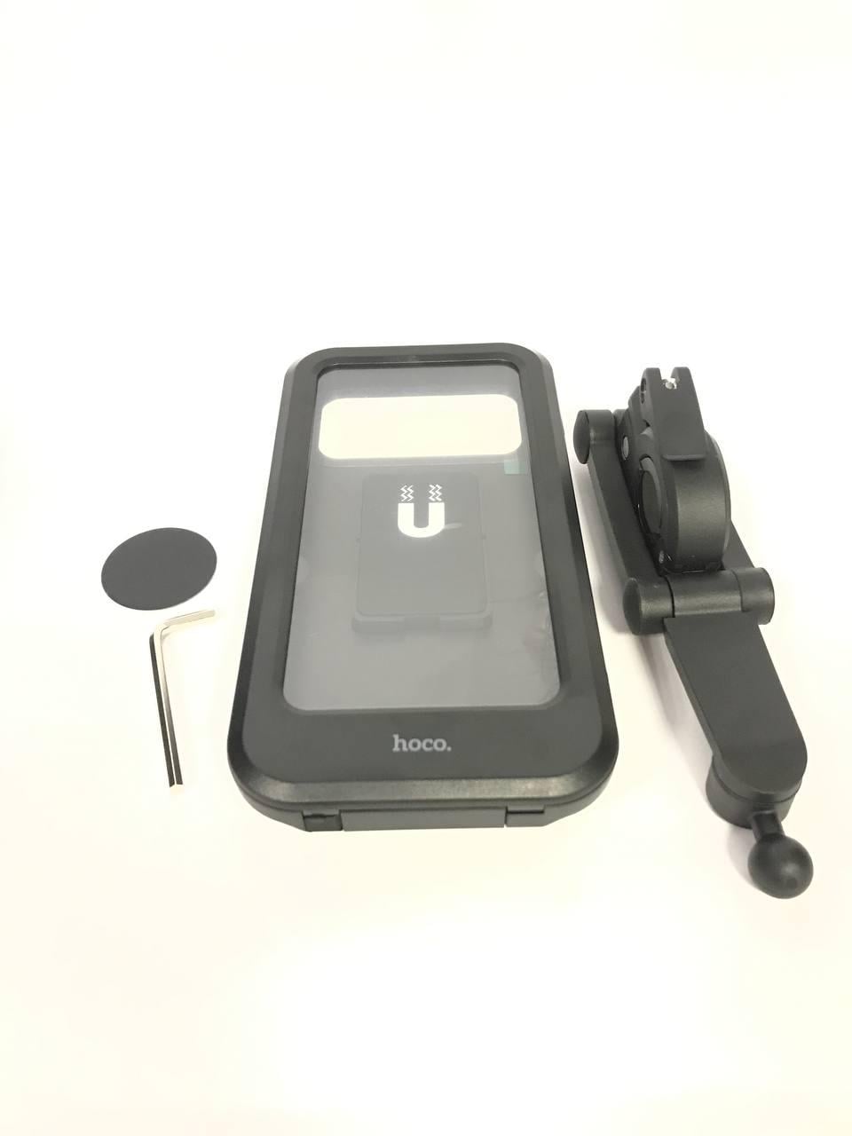 Держатель велосипедный и мотоциклетный Hoco CA101 для смартфона Black