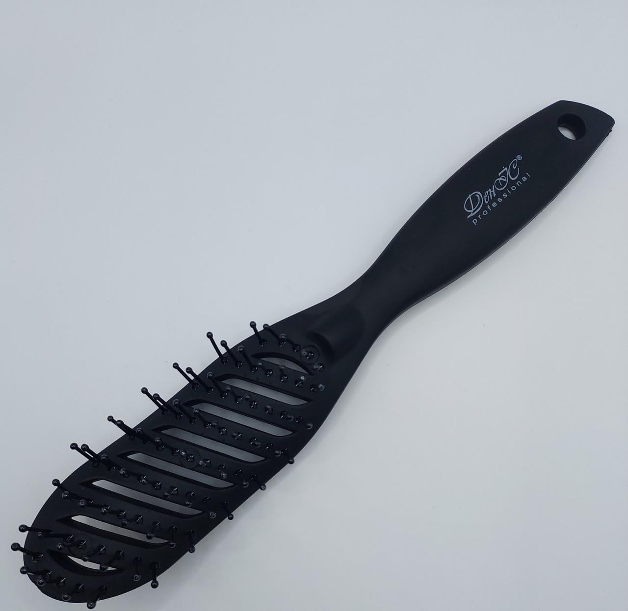 Гребінець для укладання волосся ДенІС professional Місяць карбоновий Чорний (1453069983)
