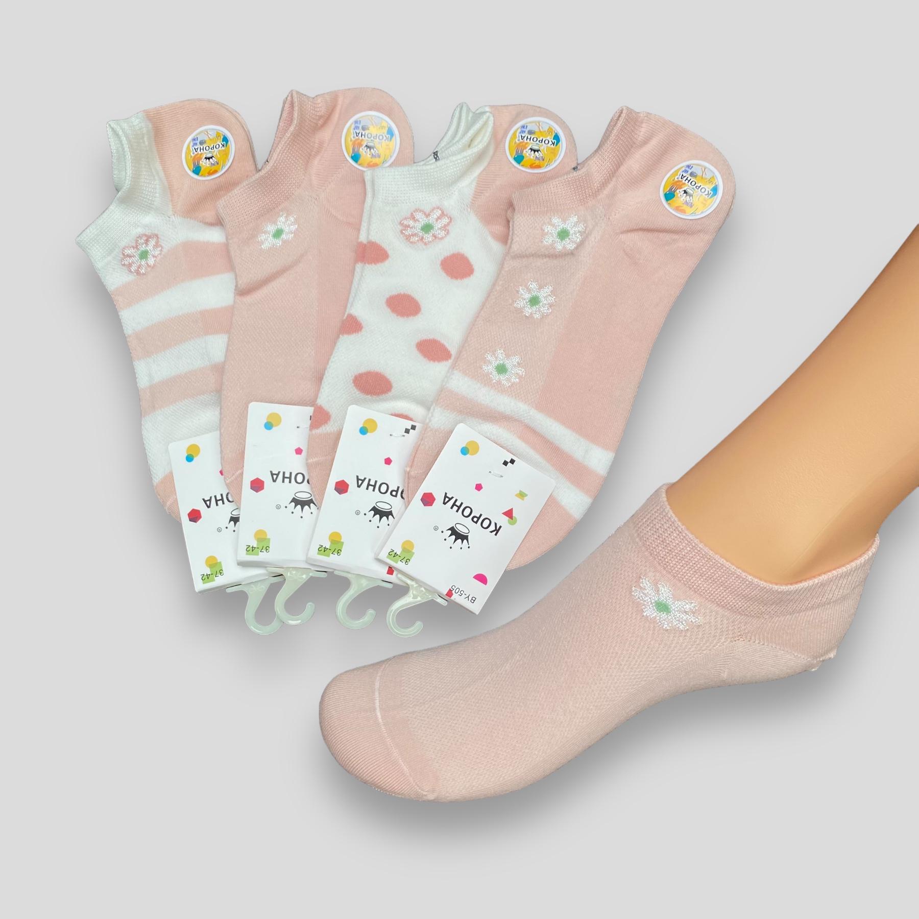 Носочки женские Корона укороченные с сеточкой р. 37-42 5 пар (BY505-1) Носочки женские Корона укороченные с сеточкой р. 37-42 5 пар (BY505-1)