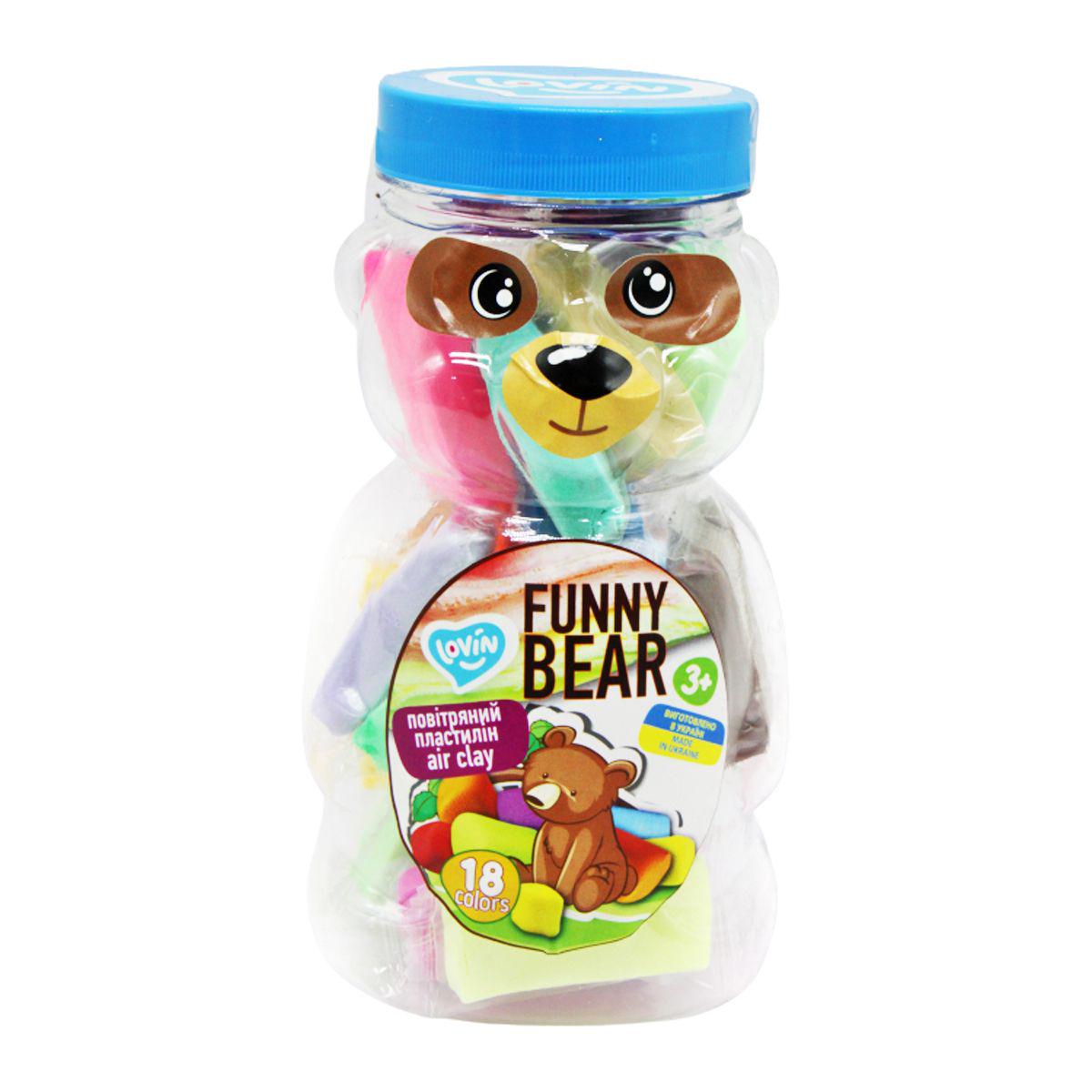 Набор для лепки Funny Bear с воздушным пластилином (194324)