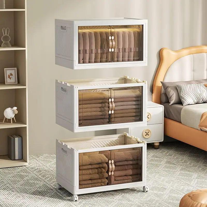 Ящик-органайзер модульный Ningbo пластиковый из 3 контейнеров для хранения вещей Белый - фото 7