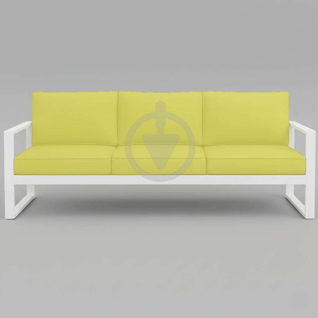 Диван металевий AVVS tech Бостон вуличний лофт з підлокітниками оксфорд 250 см Салатовий/Білий (30067099) - фото 2 Диван металевий AVVS tech Бостон вуличний лофт з підлокітниками оксфорд 250 см Салатовий/Білий (30067099) - фото 2