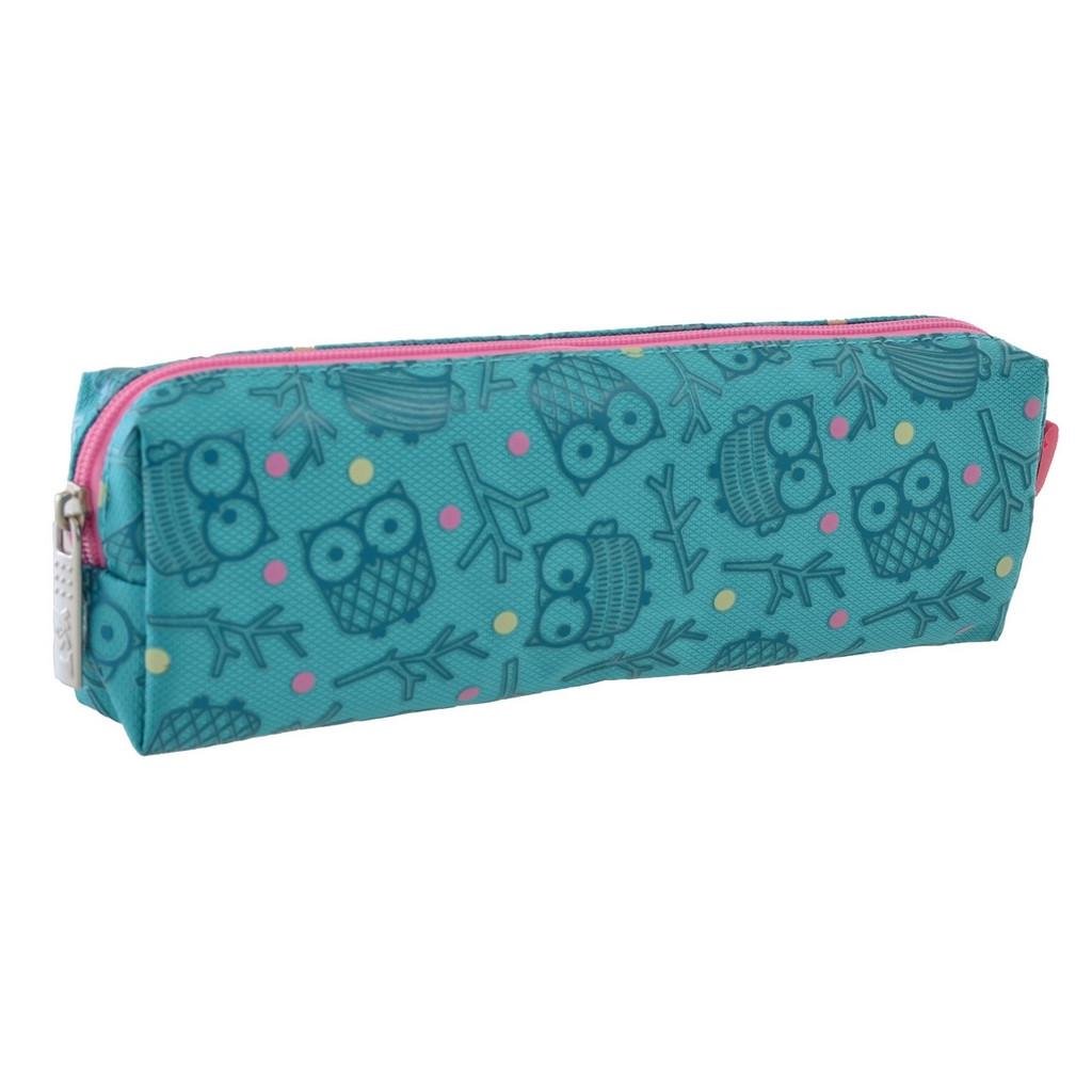 Пенал мягкий YES Nightly Birds Голубой (532335)