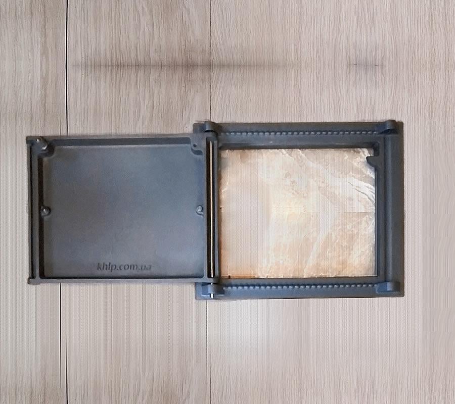 Дверца топочная глухая KHLP АСКЕТ 280х340 из чугуна - фото 2 Дверца топочная глухая KHLP АСКЕТ 280х340 из чугуна - фото 2