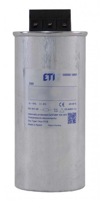 Конденсатор трехфазный ETI LPC-DW 40 кВАр 440 В (4656866)