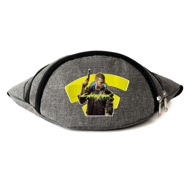 Поясная сумка-бананка Cappuchino toys Cyberpank-003 Серый (1426330329)