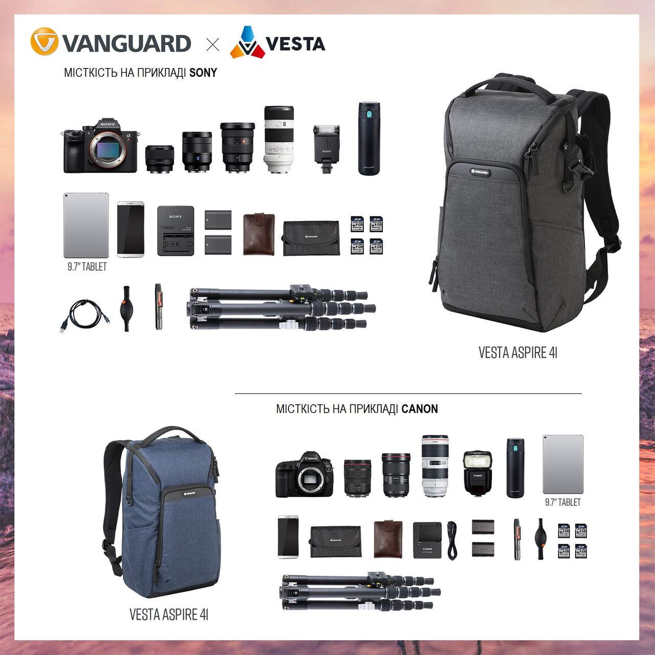 Рюкзак Vanguard Vesta Aspire 41 Navy - фото 7