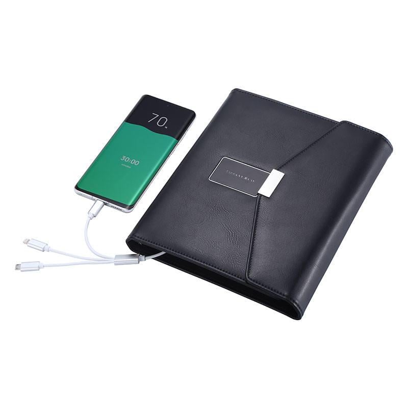 Смарт-блокнот ежедневник AB tech с флешкой 16 Гб и беспроводной зарядкой Power Bank 8000 mAh - фото 5