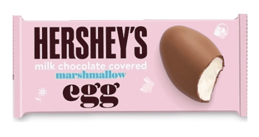 Маршмеллоу в шоколаде Hershey's Milk Chocolate Covered Marshmallow Egg 27 г (2841362488)