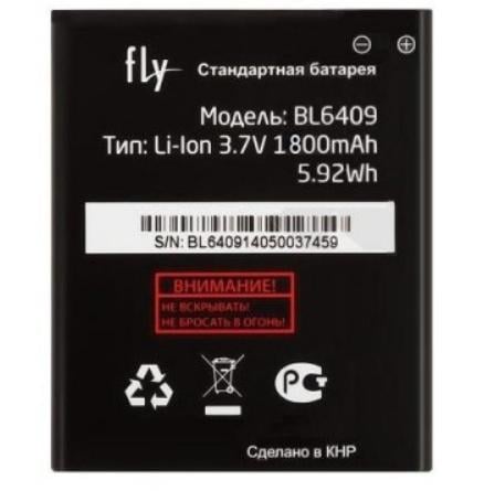 Аккумулятор BL6409 для телефона Fly IQ4406 1800 mAh (000021459)