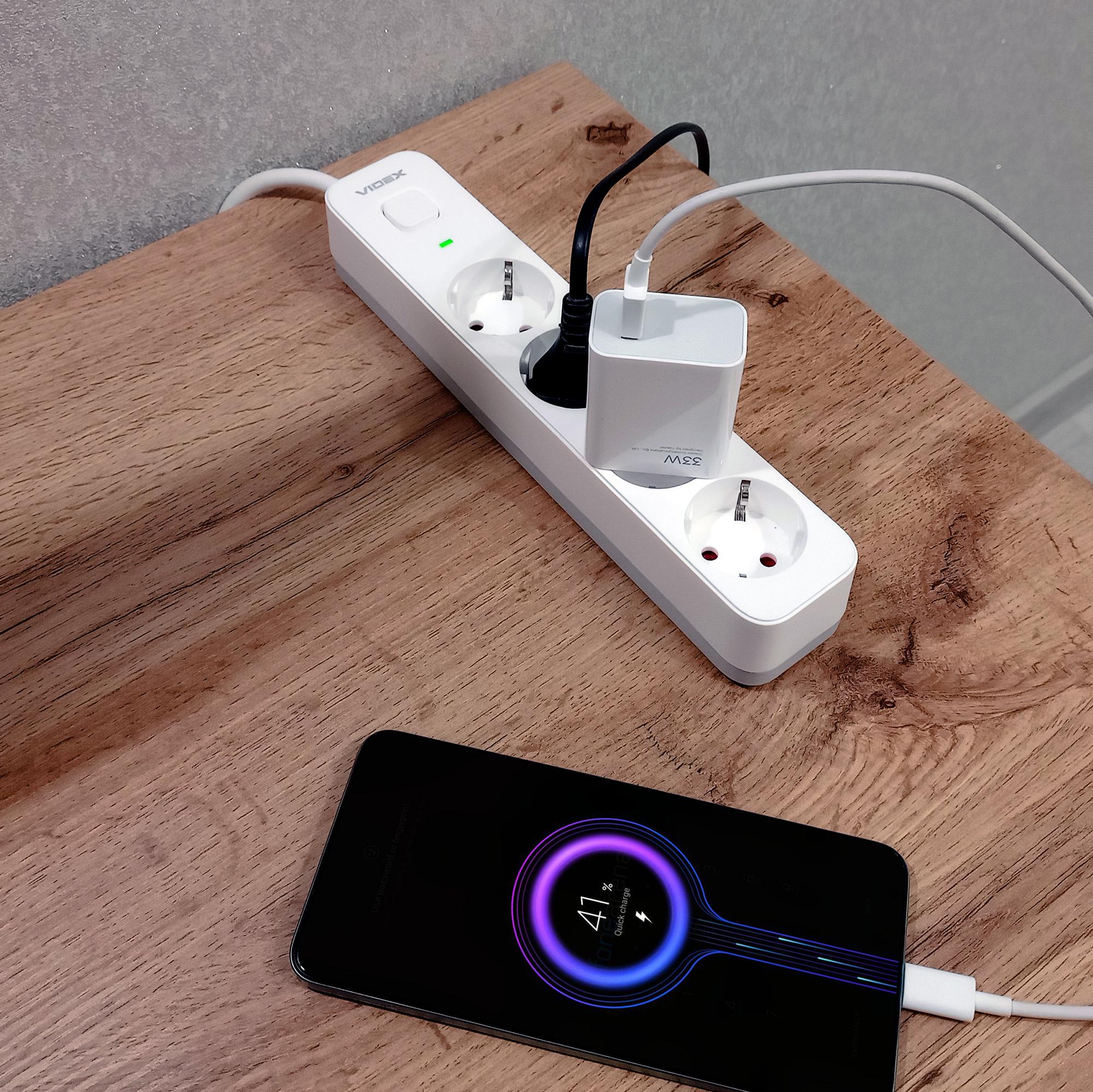 Подовжувач Videx ONCORD 4 гнізда із заземленням/кнопкою/шторками 3 м Білий (VF-PD43G-W) - фото 11 Подовжувач Videx ONCORD 4 гнізда із заземленням/кнопкою/шторками 3 м Білий (VF-PD43G-W) - фото 11