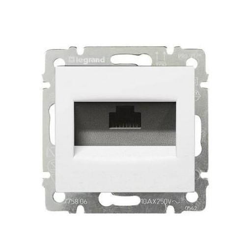 Розетка информационная Legrand Valena Classic RJ-45 для внутреннего монтажа Белый (774244)