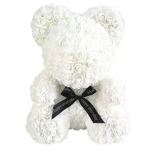 Мишка из роз 25 см (33925-Нов)