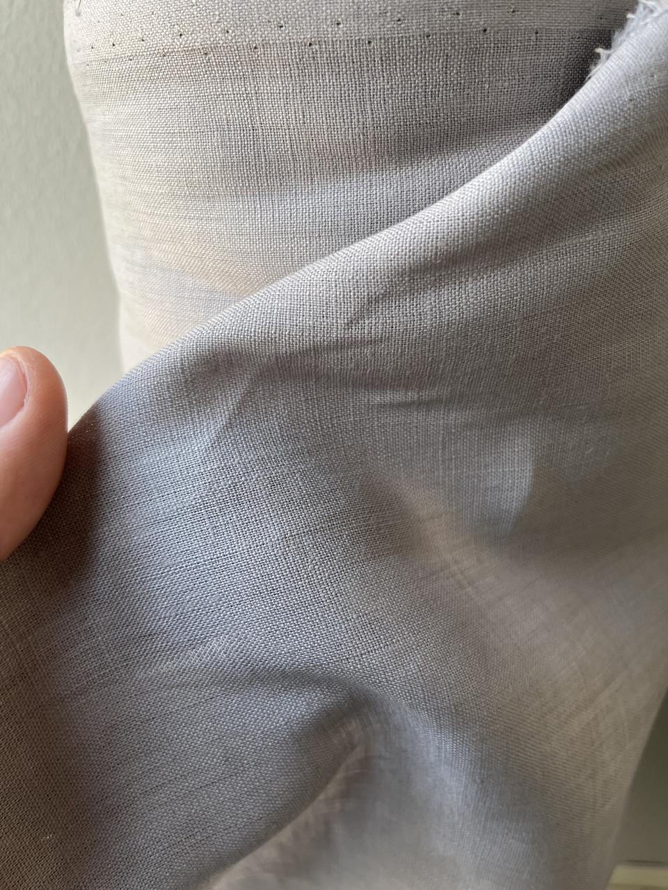 Тканина LINEN PLUS 100% льон 143 см 1292 Світло-сірий - фото 6 Тканина LINEN PLUS 100% льон 143 см 1292 Світло-сірий - фото 6