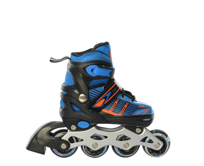 Ролики A4139-S-BL р. 31-34 Черный/Синий (AN002729)