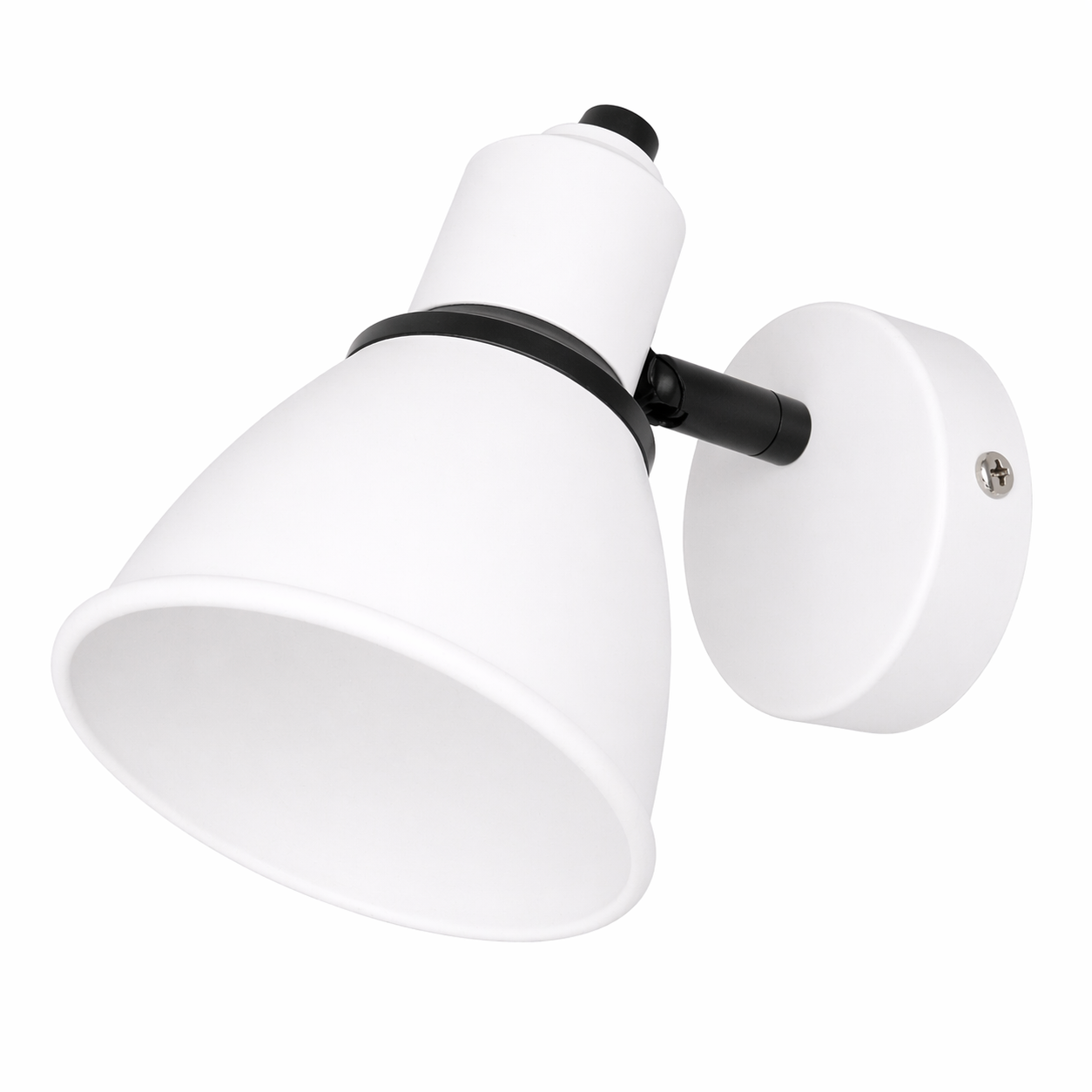 Бра поворотное Sneha металлическое на 1 лампу E14 Белый (99761651544/1w)