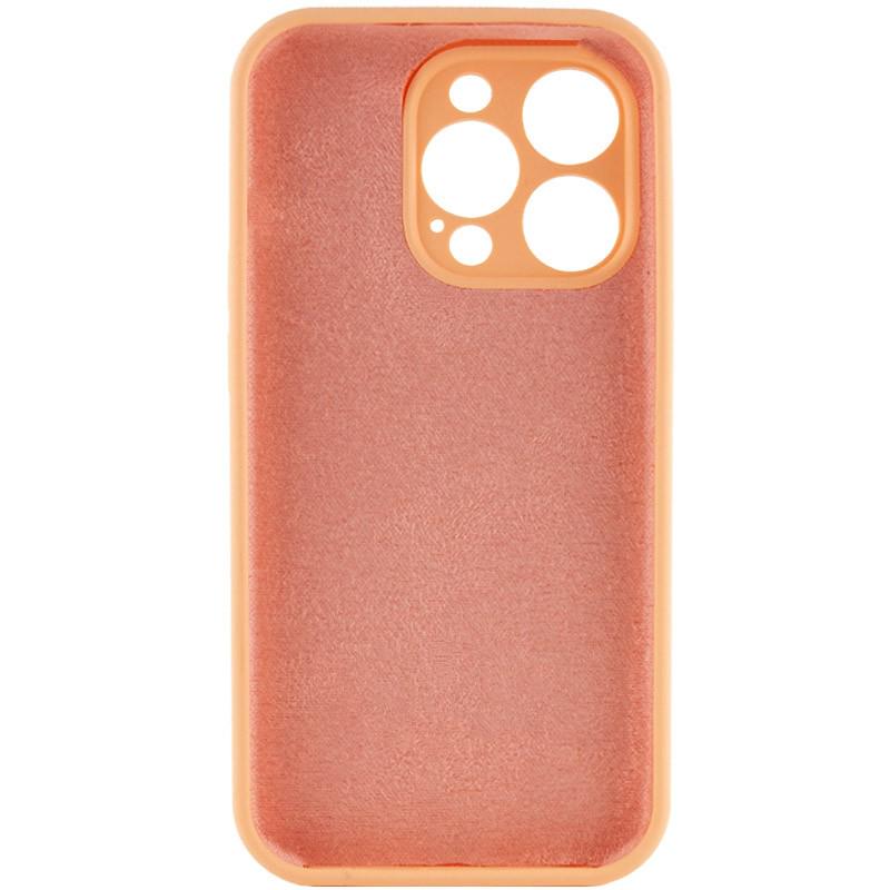 Противоударный Чехол Silicone Case Full Camera Protective (AA) для Apple iPhone 12 Pro Max (6.7") Оранжевый / Cantaloupe - фото 4