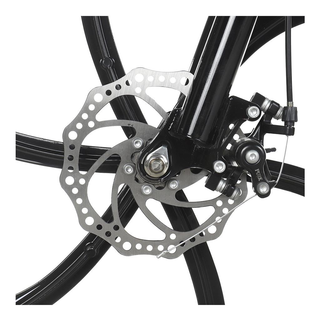 Велосипед с литыми дисками Kucher "City Power Series A" складной шины 26" рама 17" Черно-белый (1501204322) - фото 7