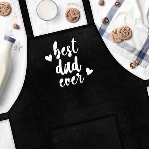 Фартук с надписью Best dad ever 75х51 см (FRT_19N003) - фото 2 Фартук с надписью Best dad ever 75х51 см (FRT_19N003) - фото 2