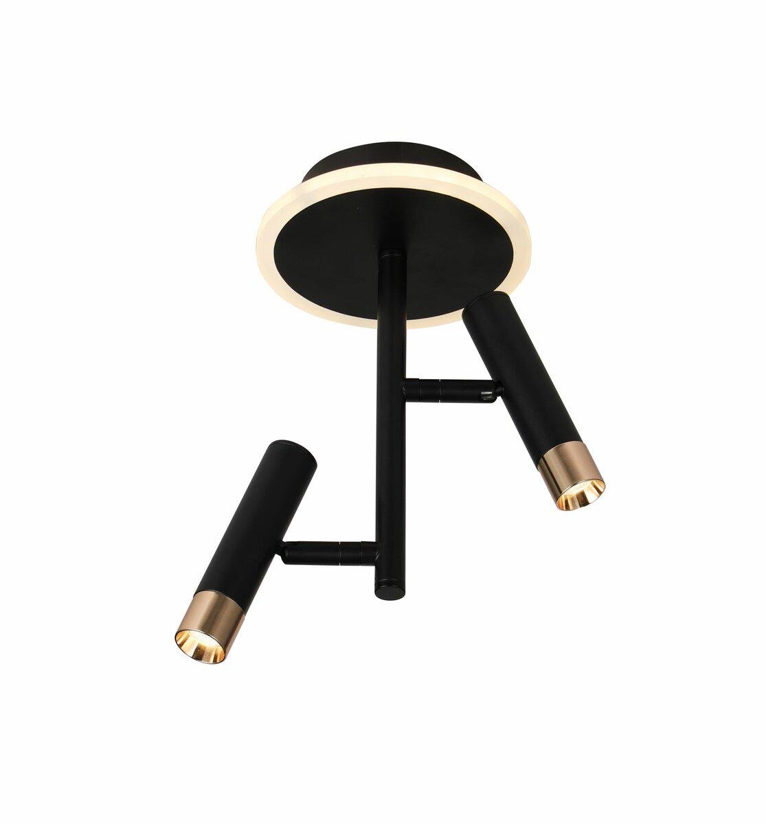 Стельовий світильник світлодіодний Valeso G 16W Чорний/Золотий (2917/2)