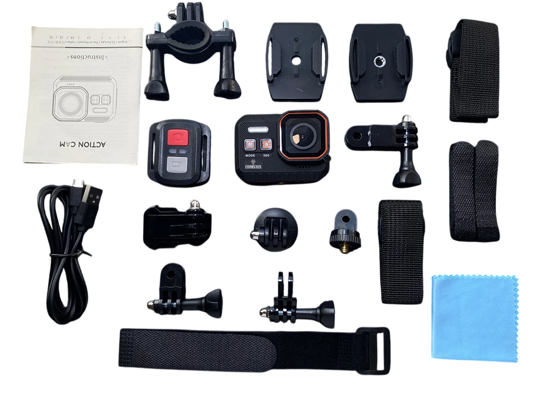 Экшн-камера Viran Cerastes 4K 60FPS IP68 и кейс - фото 2