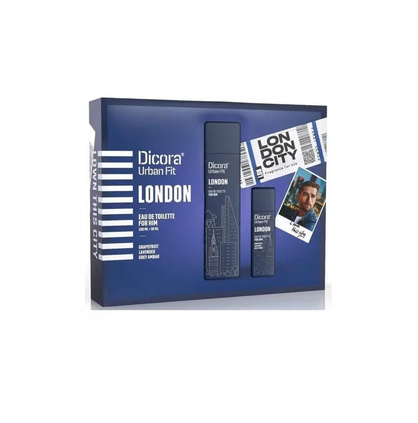 Набір туалетної води Dicora Urban Fit Лондон 100/30 мл (8429871992641)