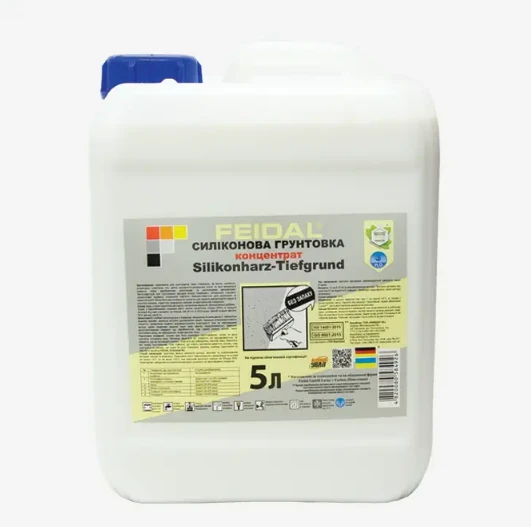 Грунт силиконовый концентрат Feidal Silikonharz-Tiefgrund 5 л (2028273655)