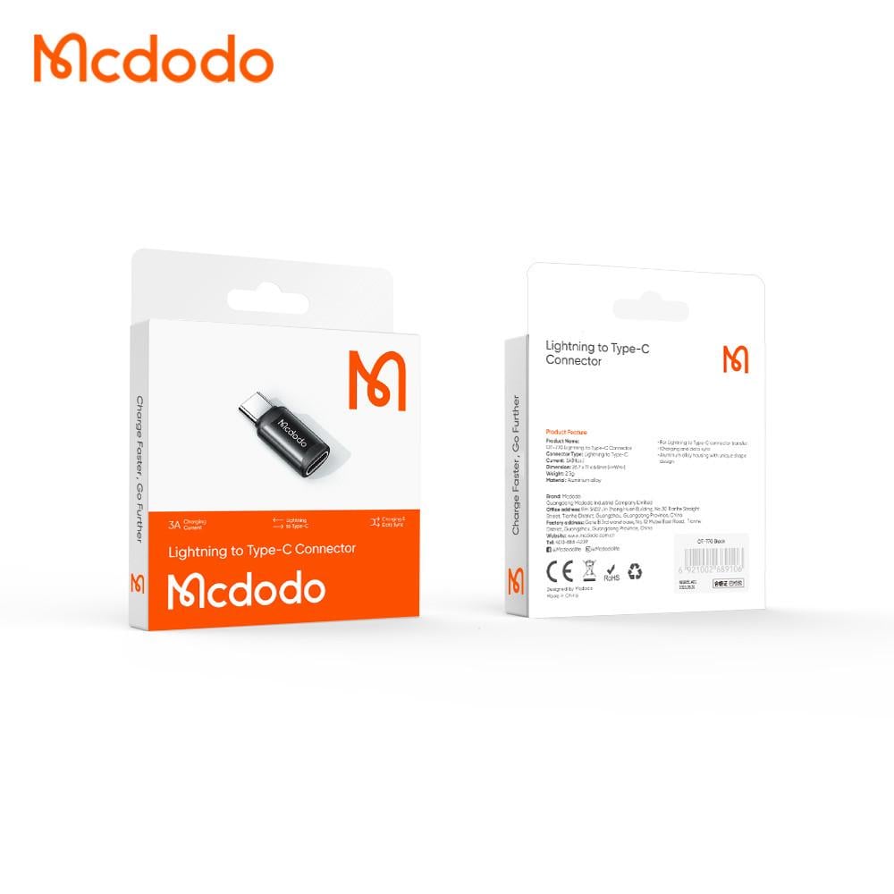 Переходник Mcdodo Lightning to Type-C OT-7700 - фото 2