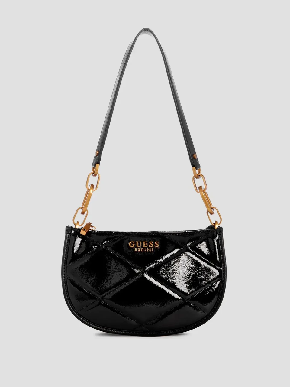 Женская сумка кросс-боди Guess Cilian Quilted Saddle Черный (190231792383) Женская сумка кросс-боди Guess Cilian Quilted Saddle Черный (190231792383)