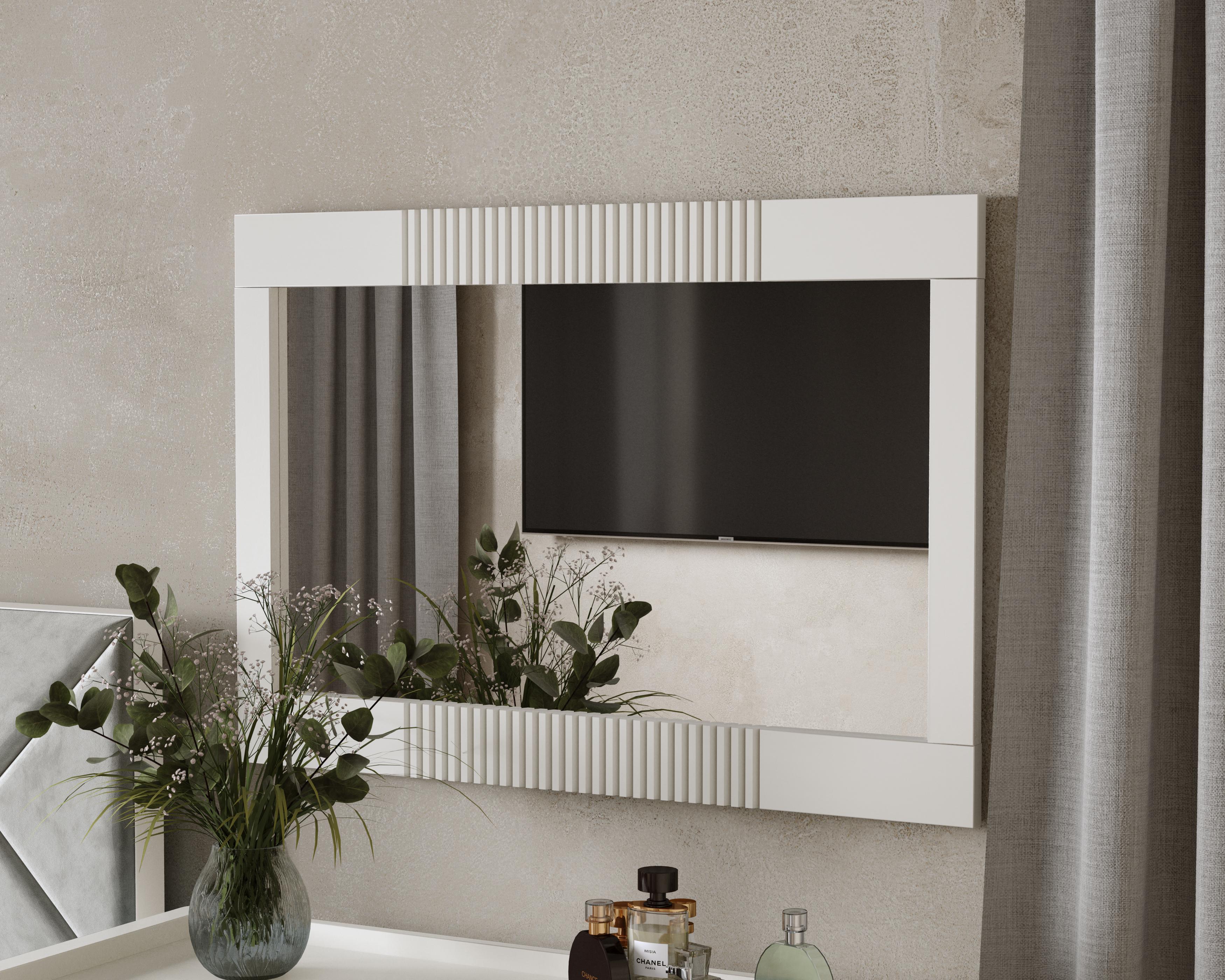 Дзеркало настінне Arbor Drev Модерн натуральне дерево сосна Білий