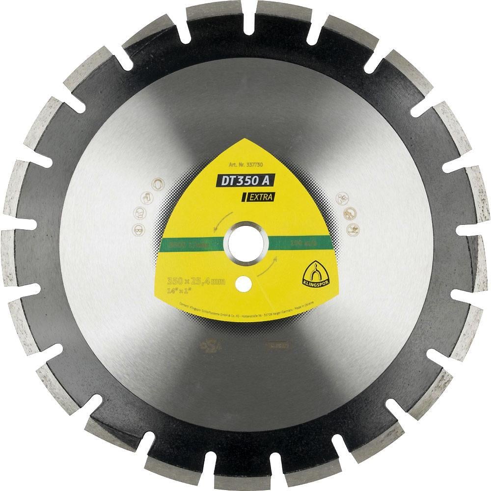 Диск алмазный DT 350 A Extra Klingspor 350х25,4 мм (23215)