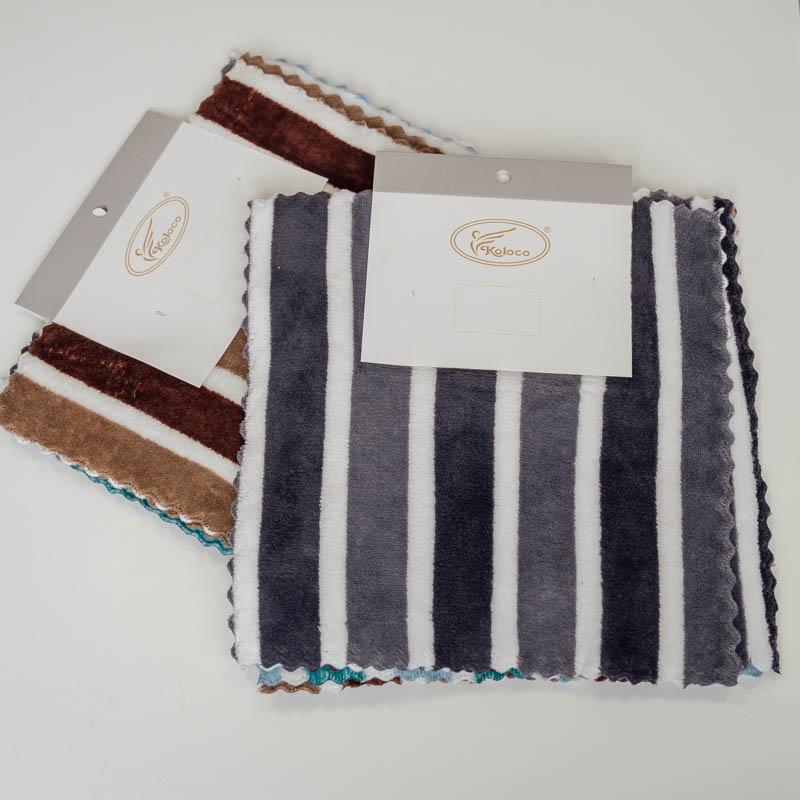 Салфетки в полоску 30х30/30х30 см Белый (88292)