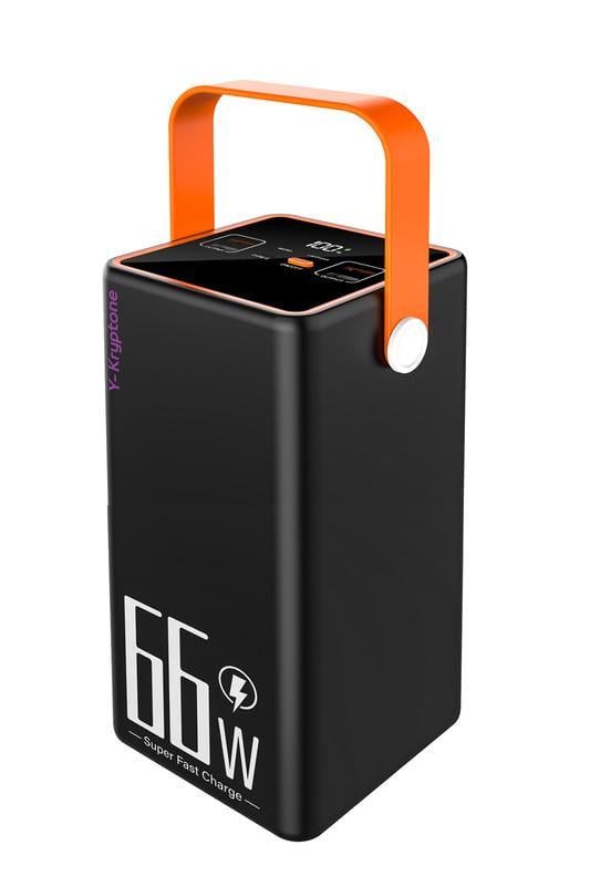 Повербанк Y-Kryptone GT-92 LED Light 90000 mAh QC3.0 22,5W 66W Super Fast Charge Black (YK-GT92L-B)