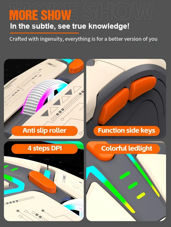 Мышь игровая компьютерная XUNFOX H6B RGB 3600 DPI Синий - фото 6 Мышь игровая компьютерная XUNFOX H6B RGB 3600 DPI Синий - фото 6