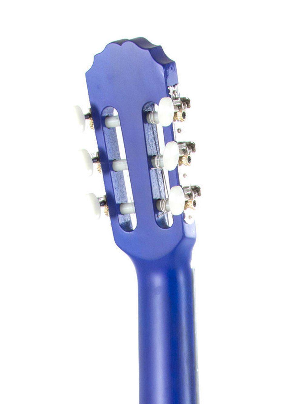 Классическая гитара GEWA Basic 3/4" Transparent Blue (G-PS510145) - фото 8 Классическая гитара GEWA Basic 3/4" Transparent Blue (G-PS510145) - фото 8