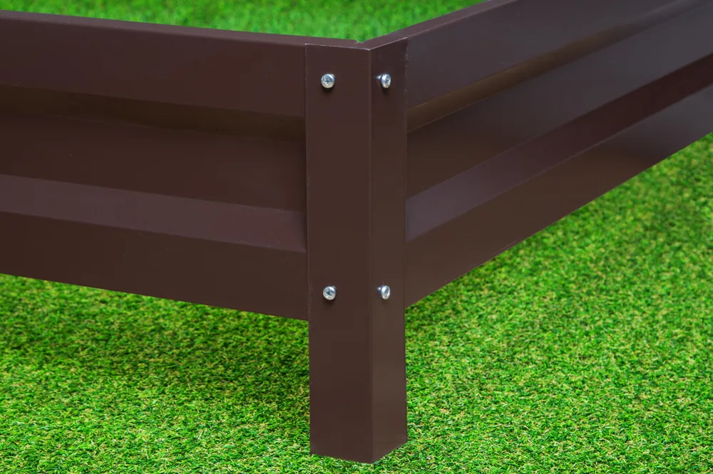 Грядка SIMBUD металлическая 2х0,6 м RAL 8017 - фото 5 Грядка SIMBUD металлическая 2х0,6 м RAL 8017 - фото 5