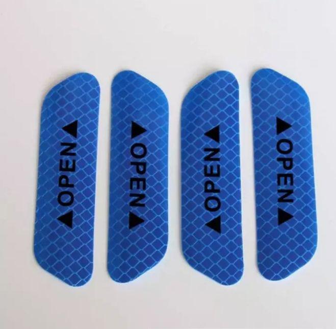 Наклейка автомобильная "open" 4 шт. Синий (1088519203)