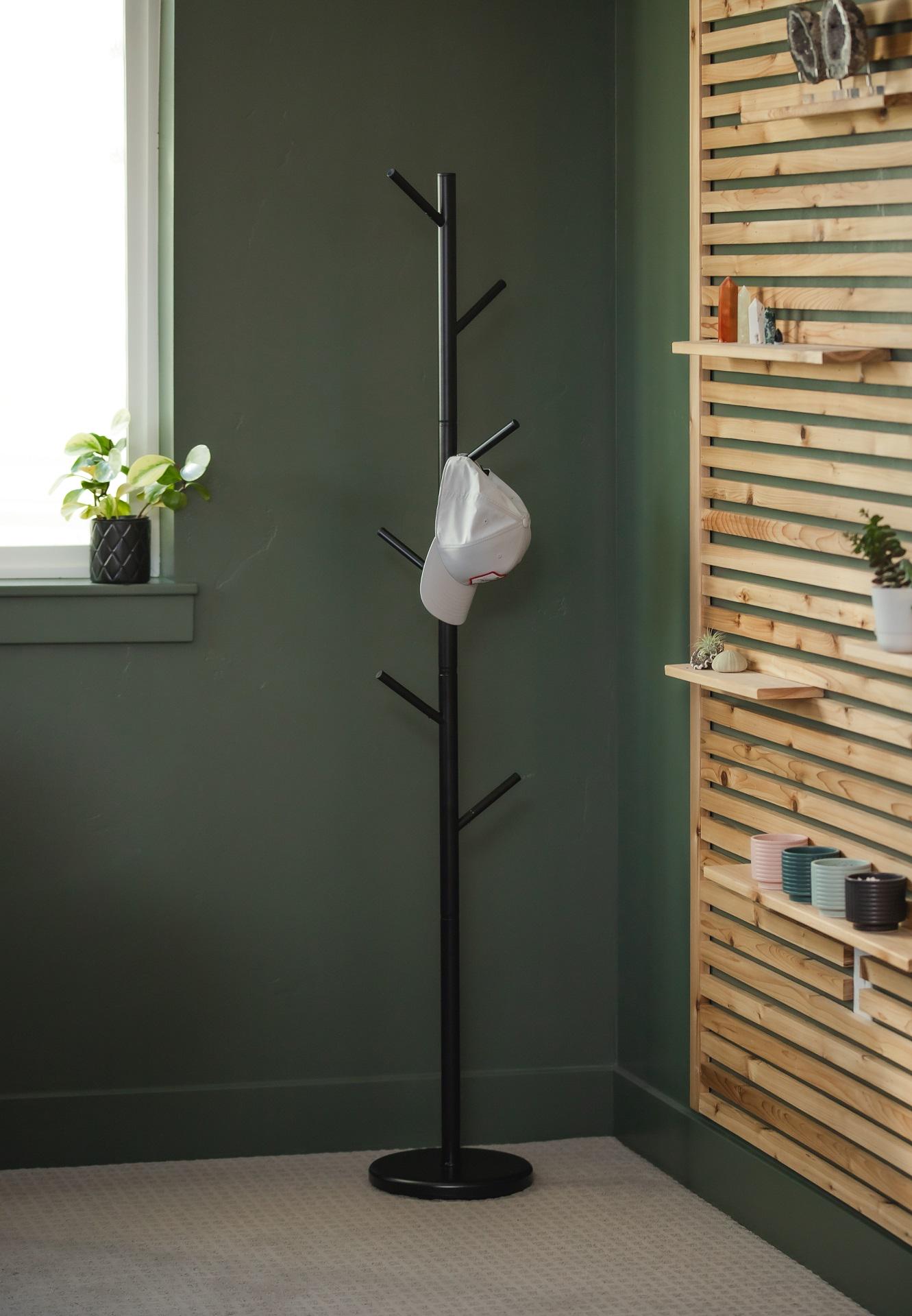 Вішалка кактус металева для одягу 28х28х168 см Чорний (DA14143K1) - фото 7