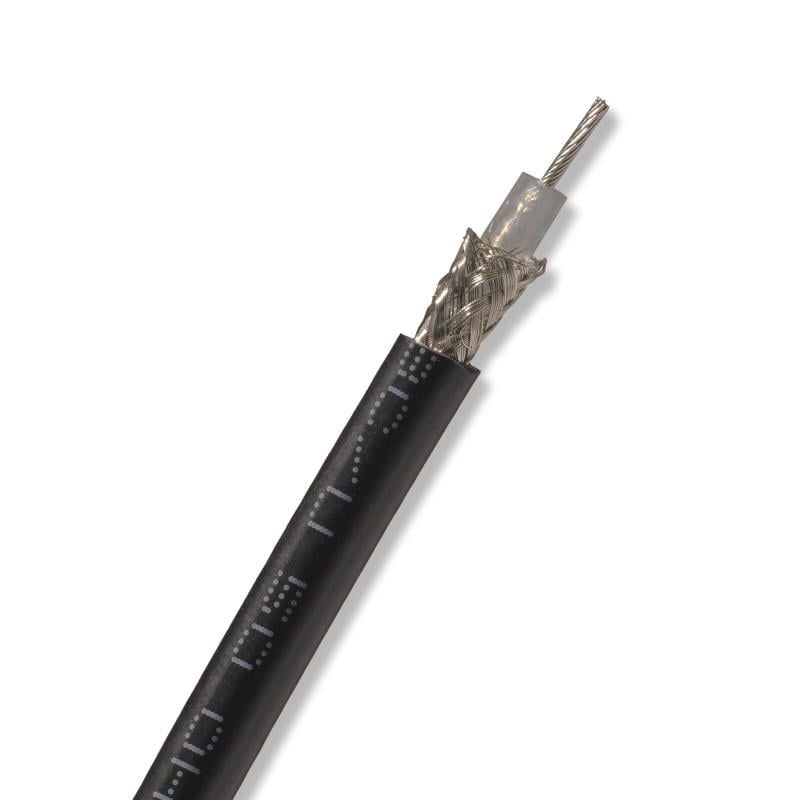 Кабель коаксиальный Kingsignal UL1354 50 Ом 1 м 0,9 мм d 4,95 мм Черный (000045072)