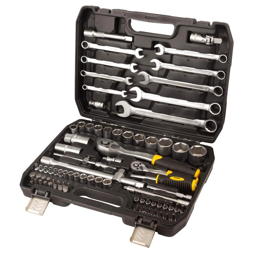 Набір насадок торцевих і біт Sigma CrV mid 1/4" & 1/2" 82 шт. (6001551) Набір насадок торцевих і біт Sigma CrV mid 1/4" & 1/2" 82 шт. (6001551)