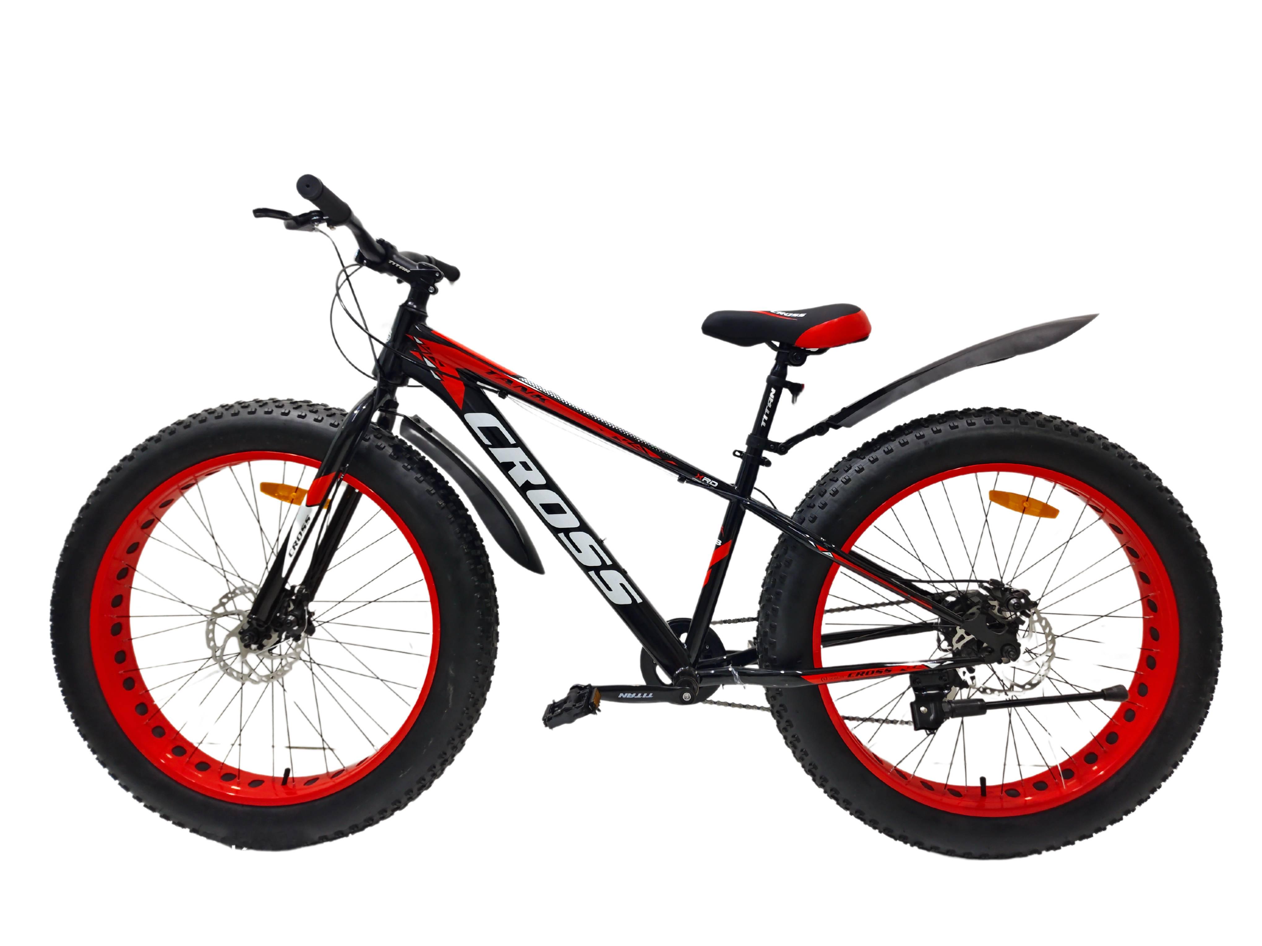 Велосипед Cross Tank 26" 15" Черно-красный