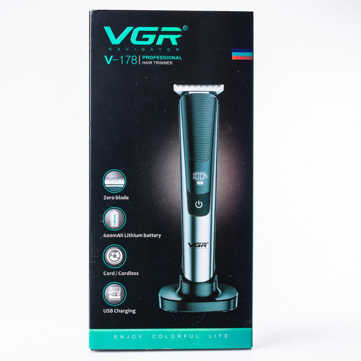 Триммер для стрижки VGR V-178 аккумуляторый (3841) - фото 11