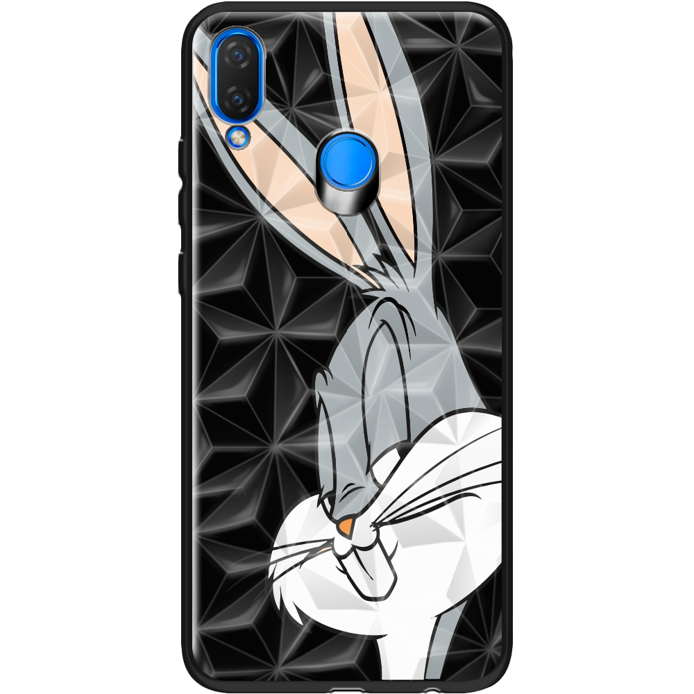 Чехол Boxface Huawei P Smart Plus Lucky Rabbit Черный силикон с призмой (34912-bk81-37847)